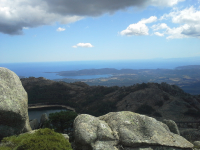 PIque nique au sommet, vue sur la mer des 3 côtés