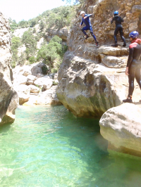 Descente de canyon