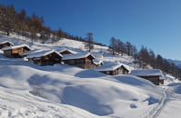 Première trace à Leukerbad - Les balcons du Rhône