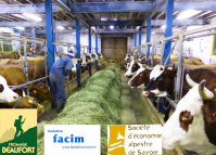 Traite des vaches en raquettes, patrimoine FACIM