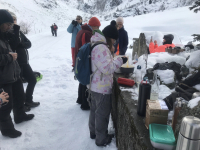 Rando panorama du Mt Blanc et fondue en plein